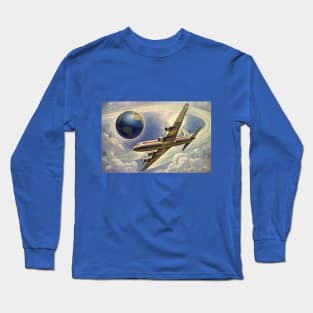 Vintage Airplane Long Sleeve T-Shirt